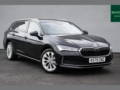 Used Skoda Superb SE L 150 HP (110 kW) 2026 Midnight black metallic Estate
