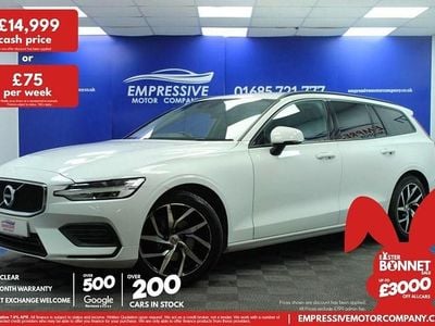 Used Volvo V60 Momentum 150 HP (110 kW) 2019 White Estate