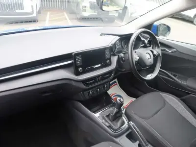 Used Skoda Fabia Comfort 79 HP (58 kW) 2022 Blue Hatchback
