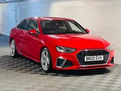 Used Audi A4 S-Line 2020 Red Sedan