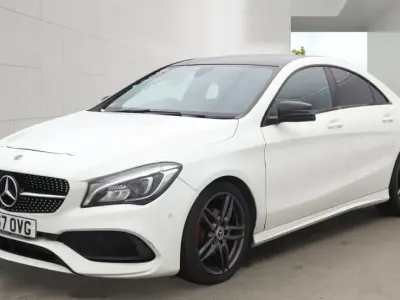 Begagnad Mercedes CLA200 AMG line 2017 Vit Sedan