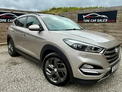 Used Hyundai Tucson Premium SE 136 HP (100 kW) 2016 Beige SUV