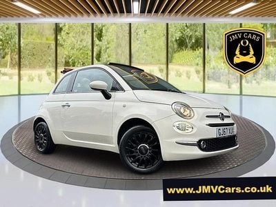 White Used 2017 Fiat 500C Lounge Cabriolet | £6,275 (Fair price)