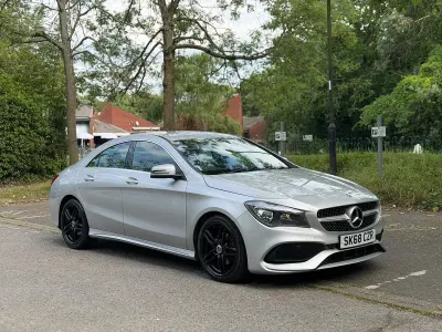 Used Mercedes CLA180 AMG line 2018 Silver Sedan