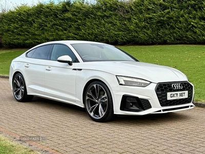 White Used 2021 Audi A5 S-Line Hatchback | £23,195 (Fair price)