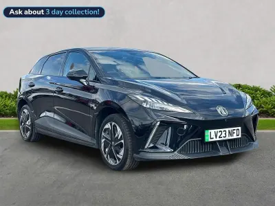 Used MG MG4 EV Trophy 2023 Black Hatchback