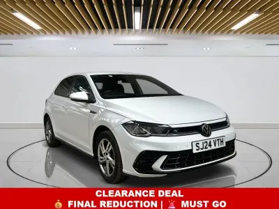 Used VW Polo R-line 95 HP (69 kW) 2024 White Hatchback