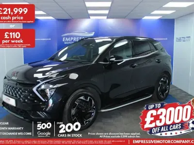 Used Kia Sportage GT-Line 148 HP (108 kW) 2023 Black SUV