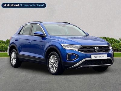 Blue Used 2022 VW T-Roc Life SUV | £18,293 (Fair price)