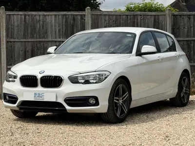 Used BMW 118 Sport Line 2019 White Hatchback