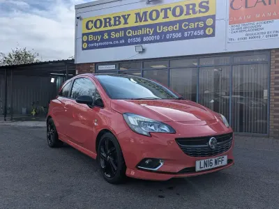 Begagnad Vauxhall Corsa Edition 2016 Röd Halvkombi