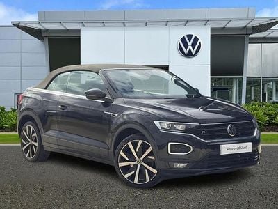 Begagnad VW T-Roc Cabriolet R-line 150 HK (110 kW) 2021 Svart Cab