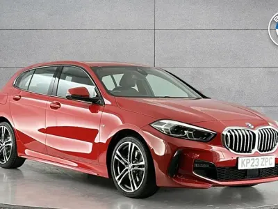Used BMW 118 M Sport 134 HP (98 kW) 2023 Red Hatchback