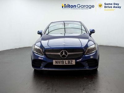 Used Mercedes C300 AMG Line Premium 245 HP (180 kW) 2019 Blue Coupe