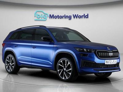 Used Skoda Kodiaq SportLine 148 HP (108 kW) 2022 Blue SUV