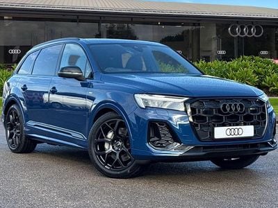 New Audi Q7 Black Edition 2025 Blue SUV