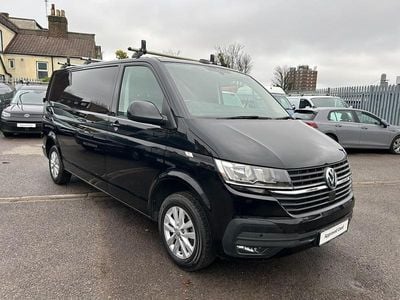 Used VW T6.1 Highline 150 HP (110 kW) 2021 Black Van