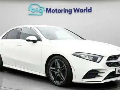 Used Mercedes A250 AMG line 224 HP (164 kW) 2019 White Sedan