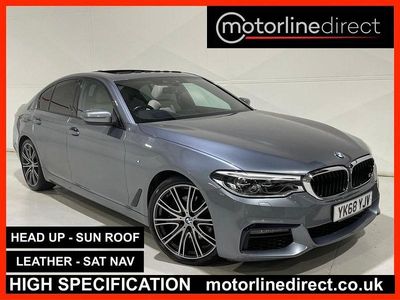 Used BMW 530 M Sport 265 HP (194 kW) 2018 Blue Sedan