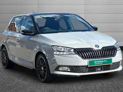 Used Skoda Fabia Monte Carlo 95 HP (69 kW) 2021 Meteor grey black magic pearl effect Hatchback