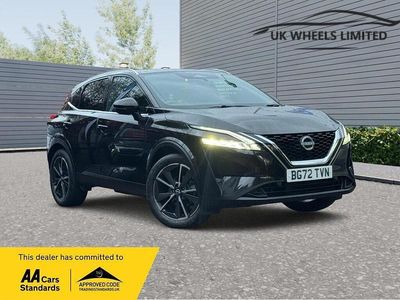 Black Used 2022 Nissan Qashqai Tekna SUV | £19,390 (Fair price)