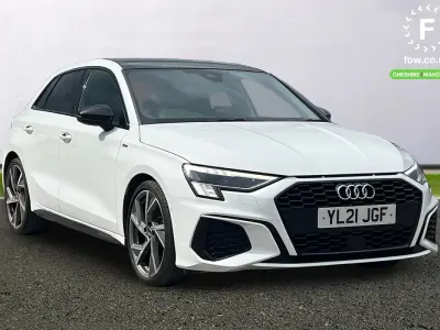 Used Audi A3 Comfort 150 HP (110 kW) 2021 White Sedan