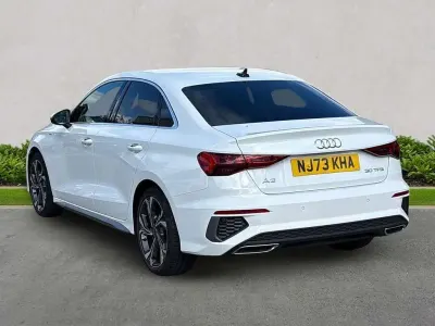 Used Audi A3 S-Line 110 HP (80 kW) 2023 White Sedan