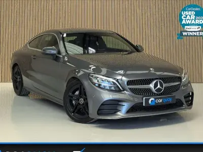 Used Mercedes C200 AMG line 184 HP (135 kW) 2019 Grey Coupe