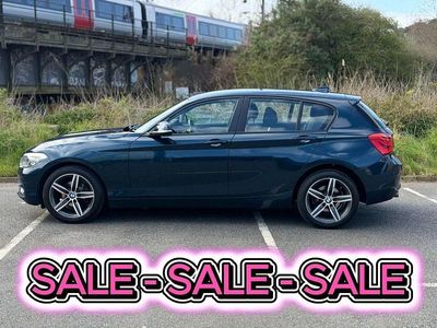 Used BMW 116 Sport Line 116 HP (85 kW) 2015 Blue Hatchback