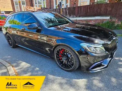 Used Mercedes C63S AMG Premium 503 HP (369 kW) 2015 Black Estate