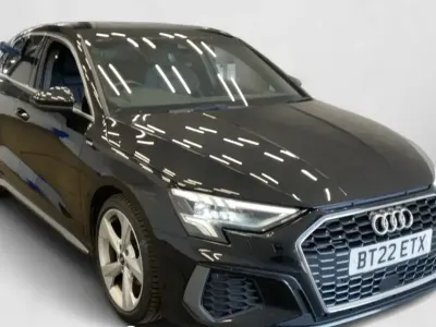 Used Audi A3 S-Line 110 HP (80 kW) 2022 Black Sedan