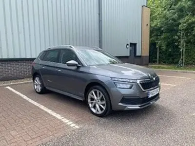 Used Skoda Kamiq SE L Executive 110 HP (80 kW) 2023 Graphite grey metallic SUV