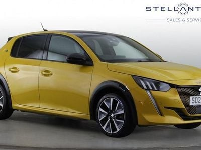 Used Peugeot e-208 GTi 100 kW (136 HP) 2022 Yellow Hatchback