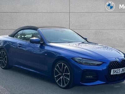 Used BMW 420 M Sport 192 HP (141 kW) 2023 Blue Cabriolet