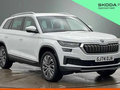 Used Skoda Kodiaq SE L Executive 147 HP (108 kW) 2024 Moon white metallic SUV