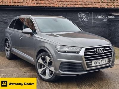Used Audi Q7 S-Line 272 HP (200 kW) 2015 Grey SUV