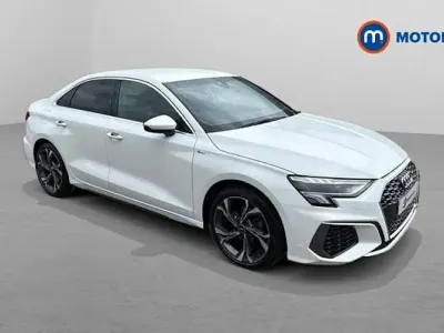 Used Audi A3 S-Line 150 HP (110 kW) 2024 White Sedan