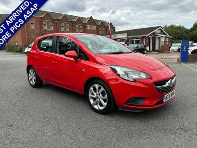 Used Vauxhall Corsa 75 HP (55 kW) 2016 Red Hatchback