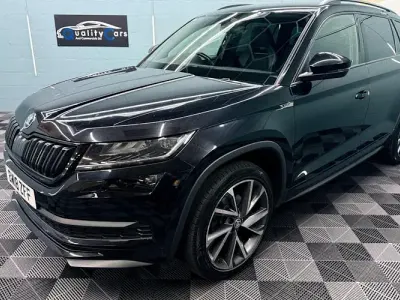 Used Skoda Kodiaq SportLine 150 HP (110 kW) 2018 Black SUV