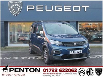 Blue Used 2019 Peugeot Rifter GT-line MPV | £15,490 (Good price)