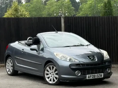 Used Peugeot 207 CC GTi 2008 Grey Cabriolet