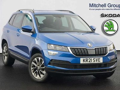 Used Skoda Karoq SE Drive 147 HP (108 kW) 2021 Blue SUV