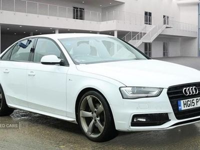 Used Audi A4 Black Edition 177 HP (130 kW) 2015 White Sedan