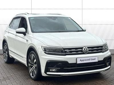 White Used 2018 VW Tiguan R-line SUV | £19,097 (Fair price)
