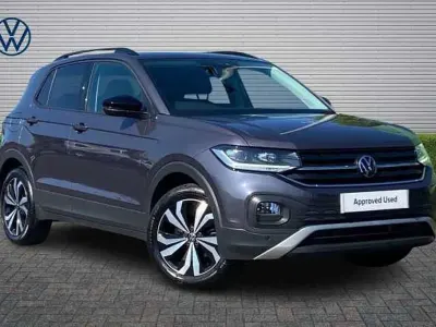Used VW T-Cross Black Edition 115 HP (84 kW) 2024 Smokey grey metallic SUV