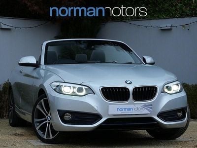 Silver Used 2020 BMW 218 Sport Line Cabriolet | £17,995 (Fair price)