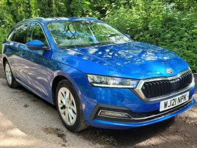 Used Skoda Octavia SE L 150 HP (110 kW) 2021 Blue Estate