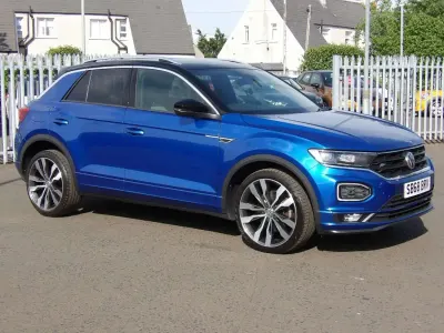 Used VW T-Roc R-line 2018 Blue SUV