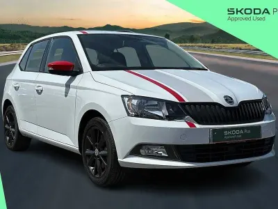 Used Skoda Fabia 108 HP (79 kW) 2017 Moon white metallic Hatchback