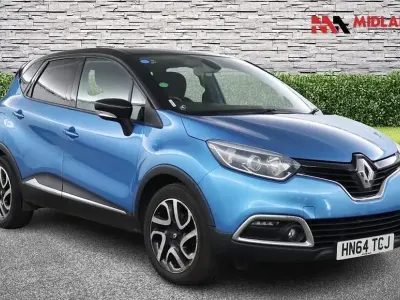 Used Renault Captur Dynamique 90 HP (66 kW) 2014 Blue/black SUV